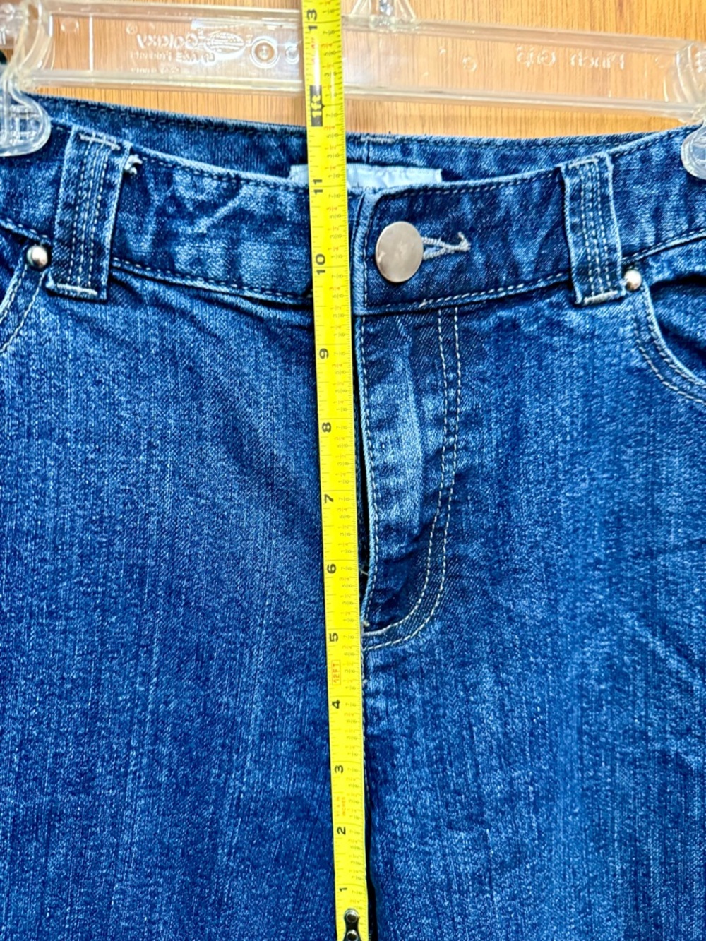 Christopher & Banks Classic Dark Blue Women's Jeans - Size 10 - Picture 10 of 13
